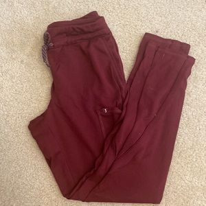 Jaanuu Maroon Scrub Pants